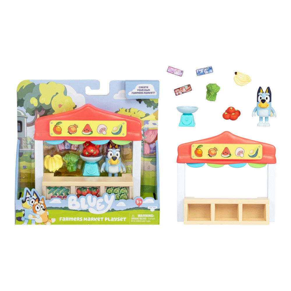 BLUEY FARMERS MARKET PLAYSET Books N Gifts