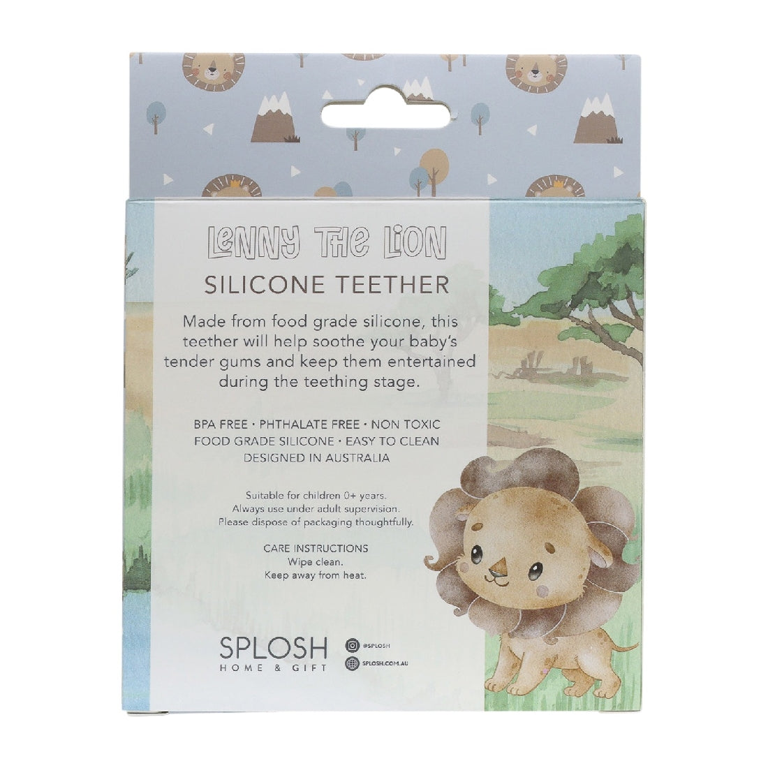 BABY LION SILICONE TEETHER