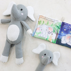 BABY ELEPHANT KINITTED TOY