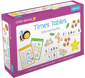 LITTLE GENIUS LEARNING BOX TIMES TABLES