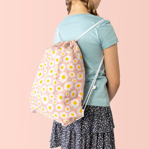 OUT & ABOUT DAISY DRAWSTRING BAG