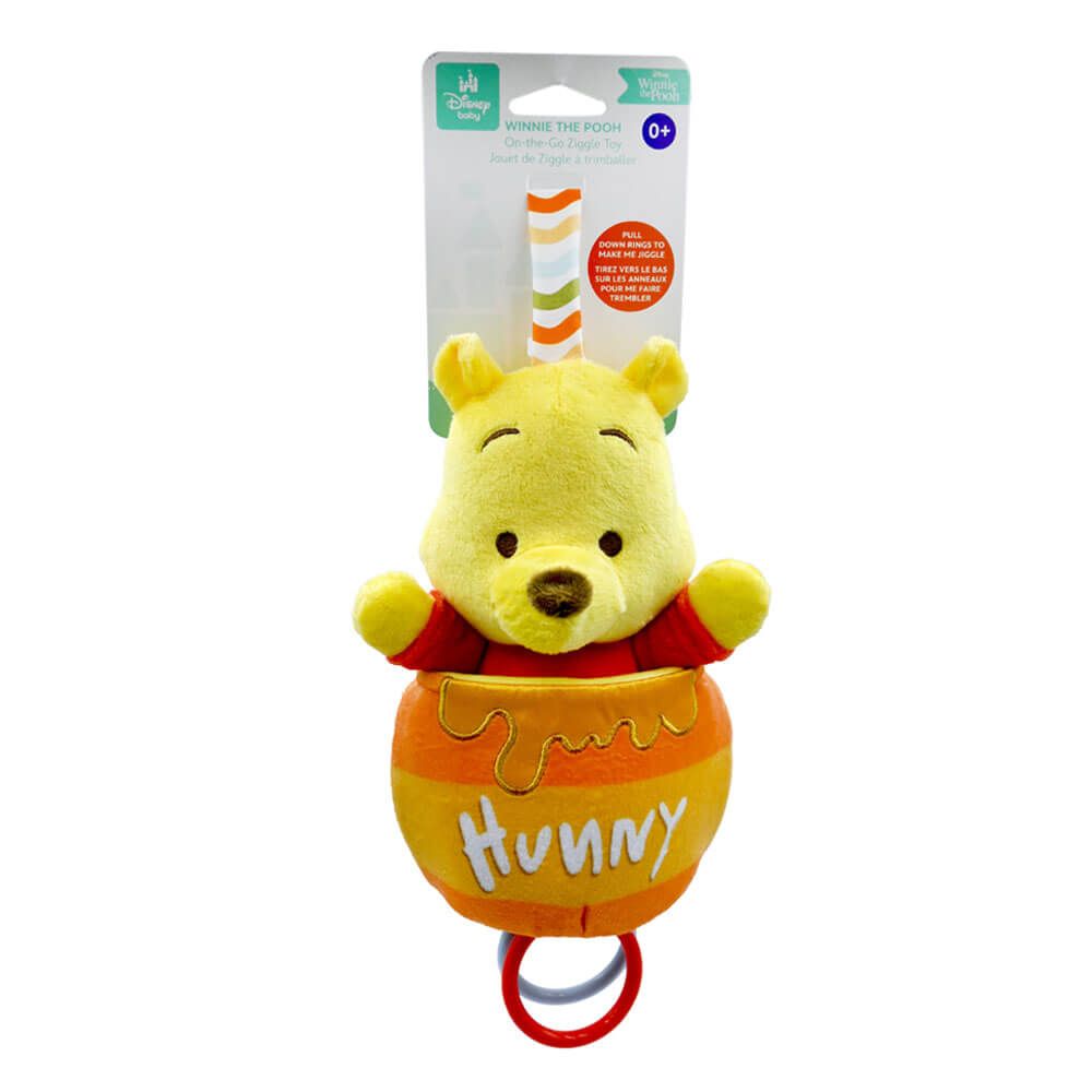 WINNIE THE POOH PULL DOWN HONEY POT ZIGGLE TOY