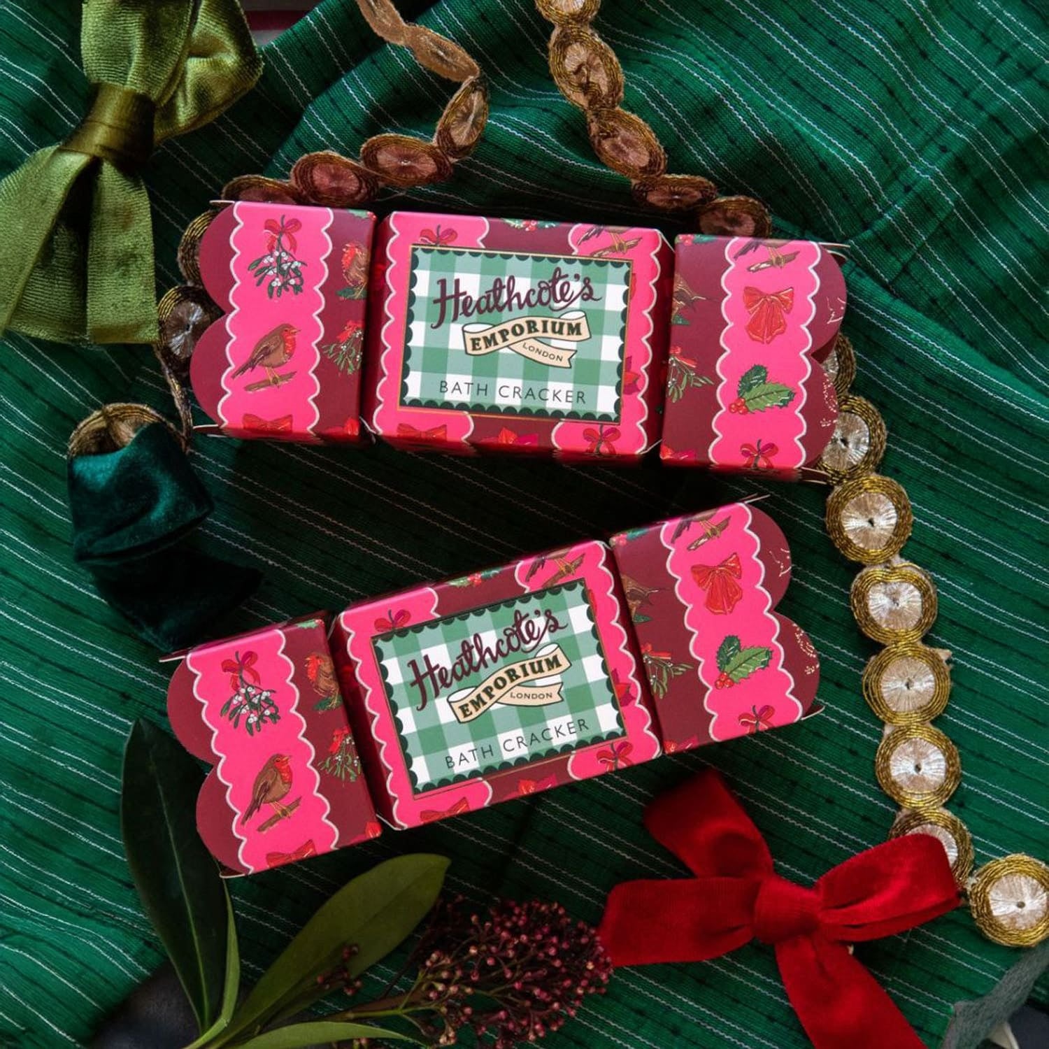 Heathcote's Emporium Festive Bath Bomb Crackers