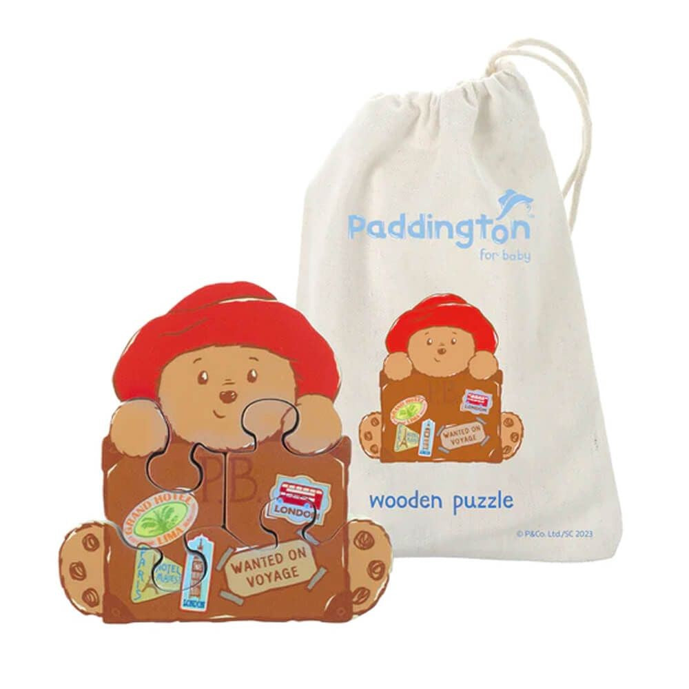 PADDINGTON WOODEN PUZZLE WITH SUITCASE