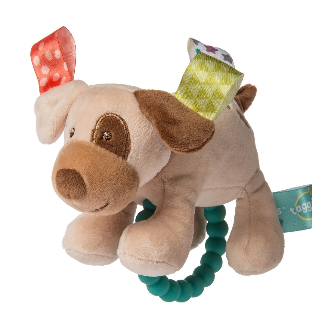 MARY MEYER TAGGIES BUDDY DOG TEETHER RATTLE