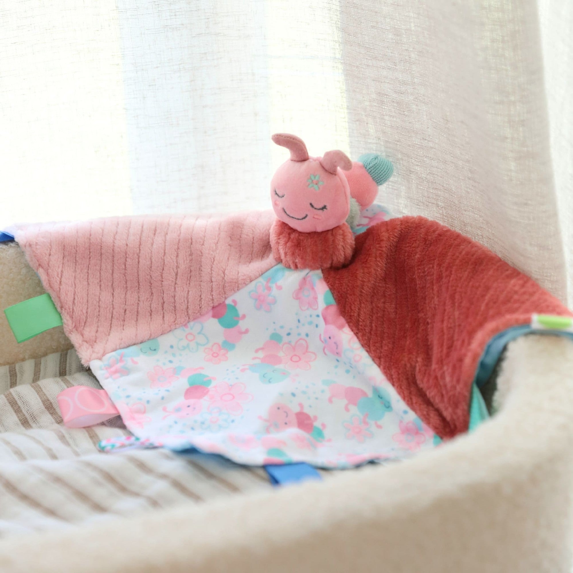 Mary Meyer Taggies Camilla Caterpillar Character Blanket 