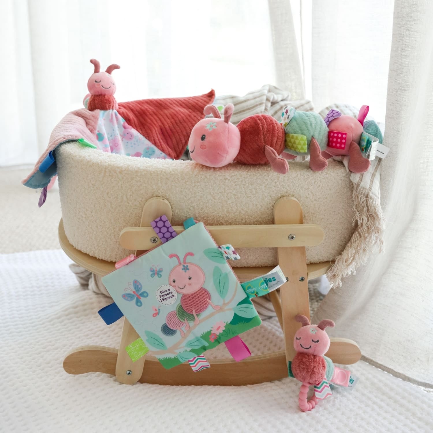 Mary Meyer Taggies Camilla Caterpillar Soft Toy 25cm 