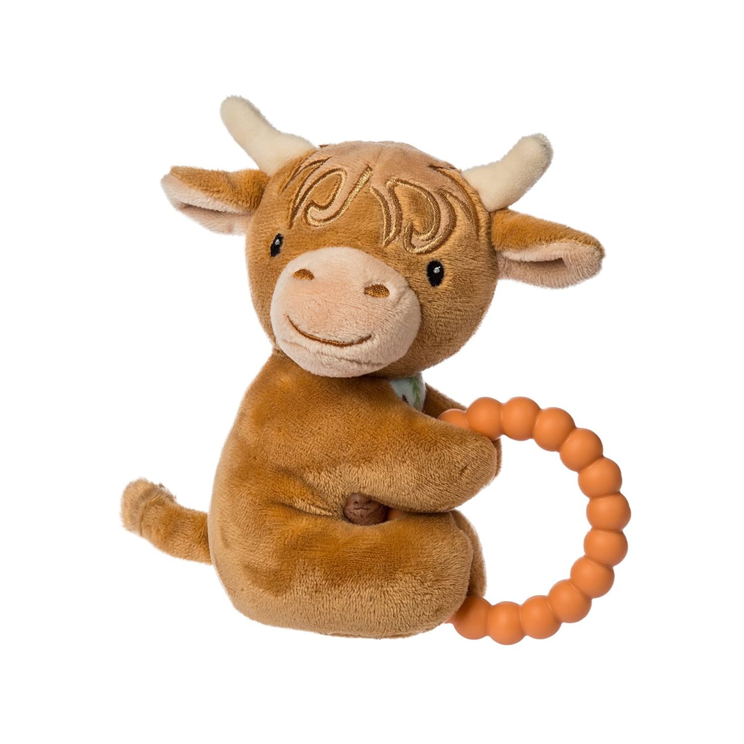 Mary Meyer Hetty Highland Cow Teether Rattle 