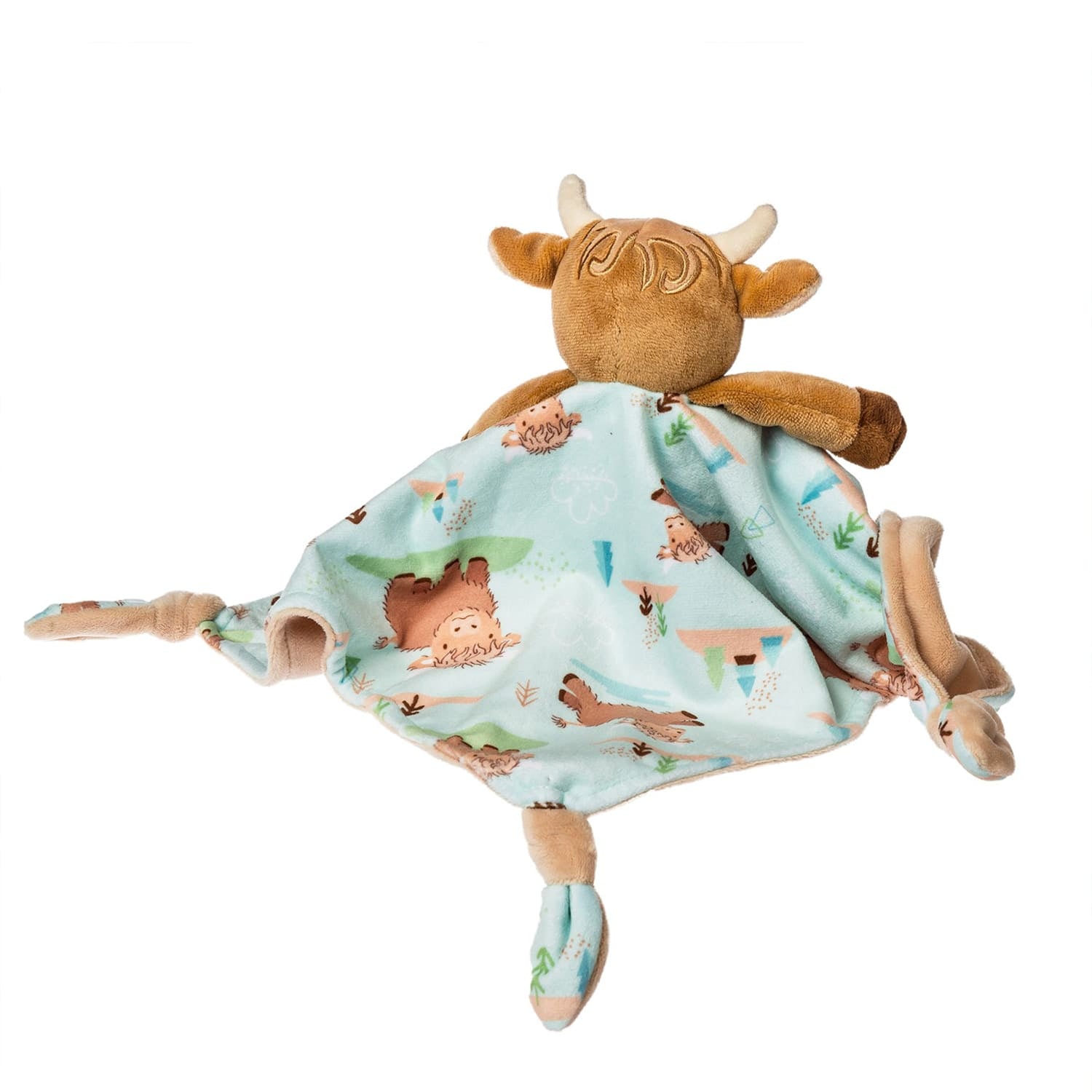 Mary Meyer Hetty Highland Cow Character Blanket 