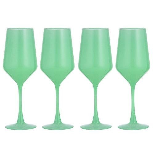 CHELSEA MINT 4PK WINE GLASS