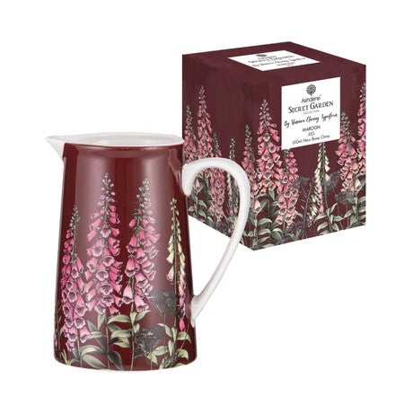 SECRET GARDEN MAROON JUG