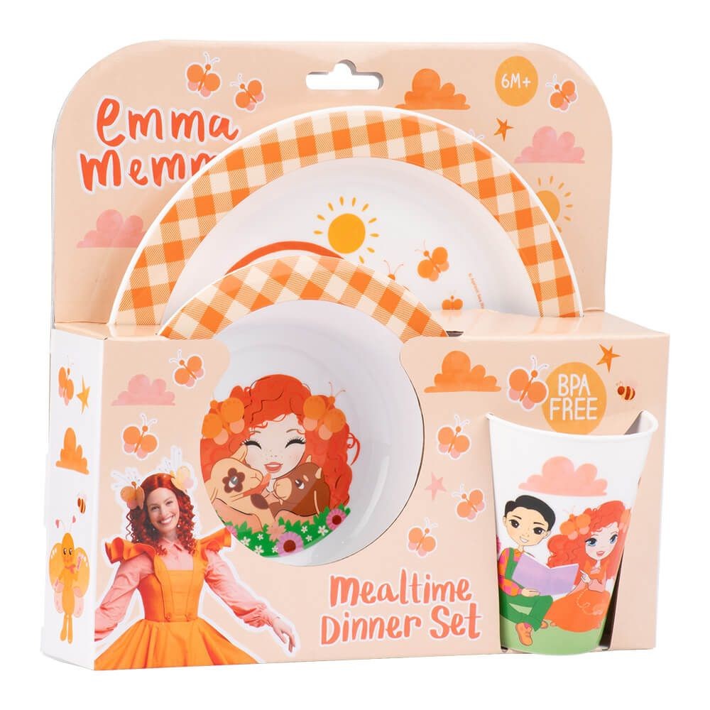 EMMA MEMMA 3PC MEALTIME DINNER SET