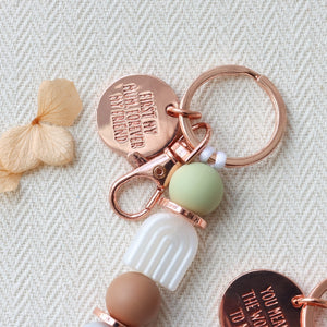 MOTHER'S DAY FOREVER SILICONE KEYRING