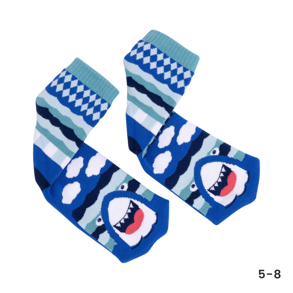 LOLLY KICKS SHARK SOCKS SIZE 5-8