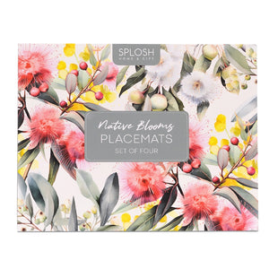 NATIVE BLOOMS PLACEMATS S/4