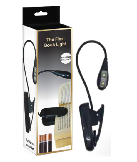 THE FLEXI BOOK LIGHT BATTERY BLACK