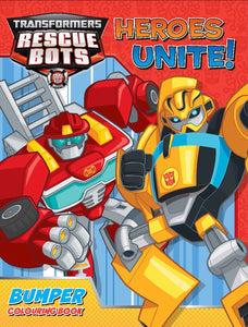 TRANSFORMERS RESCUE BOTS BUMPER COLOURING BOOK