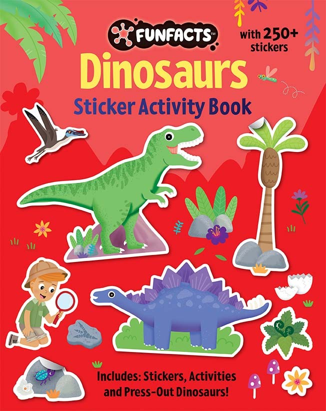 FUNFACT DINOSAUR STICKER ACTIVITY BOOK