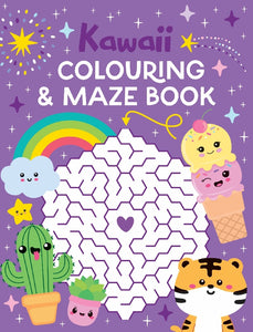 KAWAII COLOURING AND MAZES