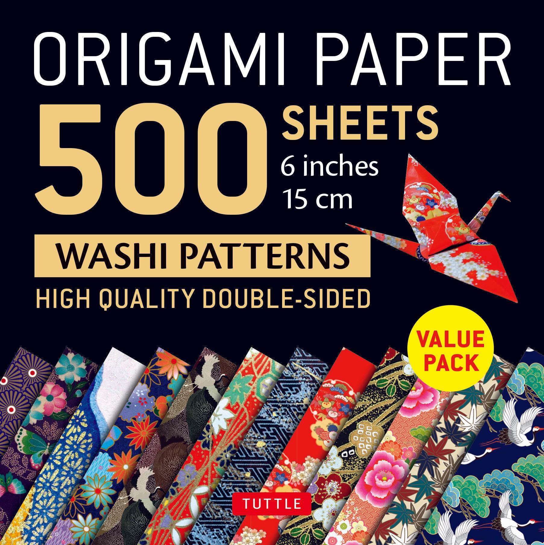 ORIGAMI PAPER WASHI PATTERNS 500 SHEETS