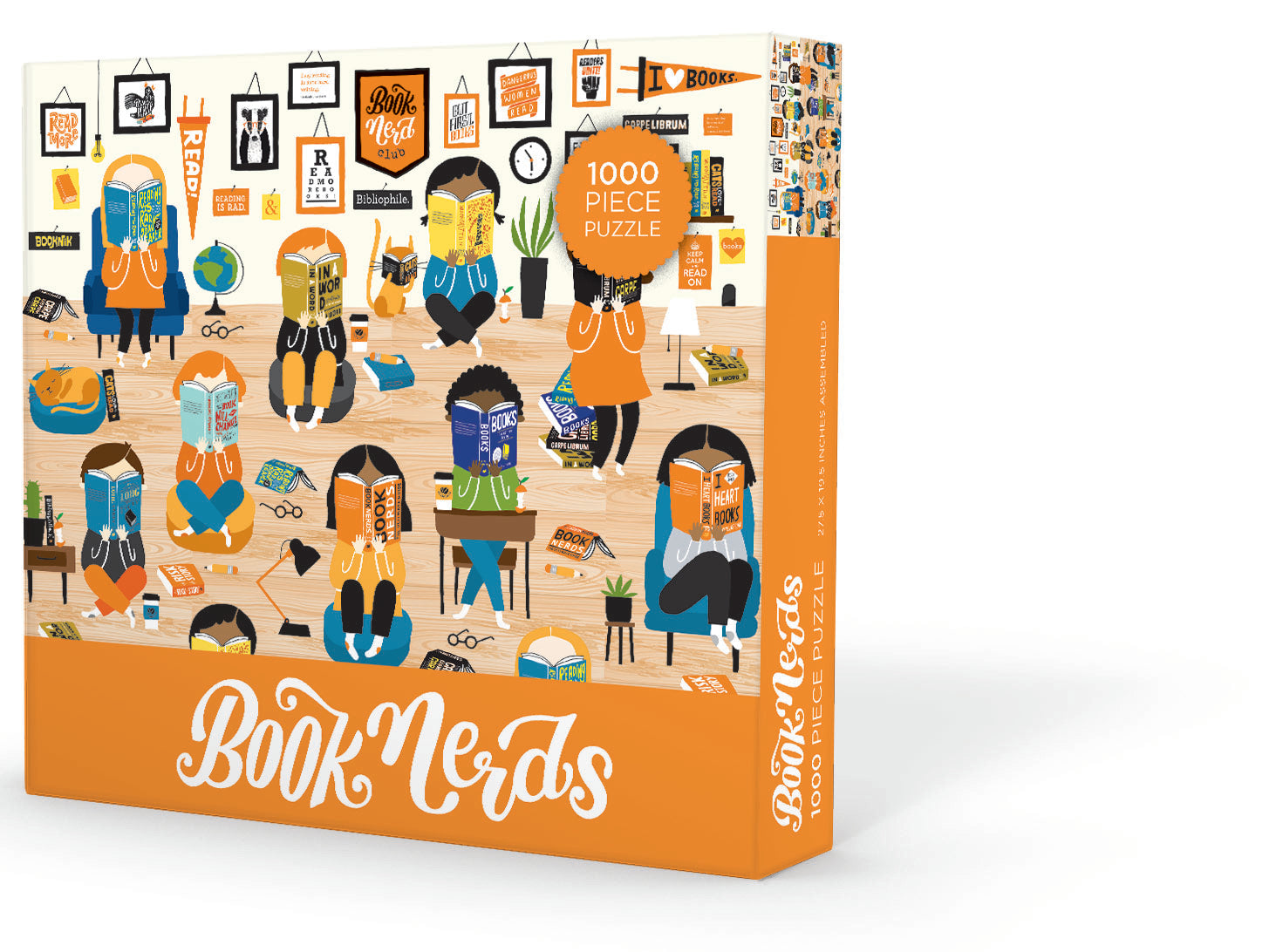 BOOK NERDS 1000PC PUZZLE