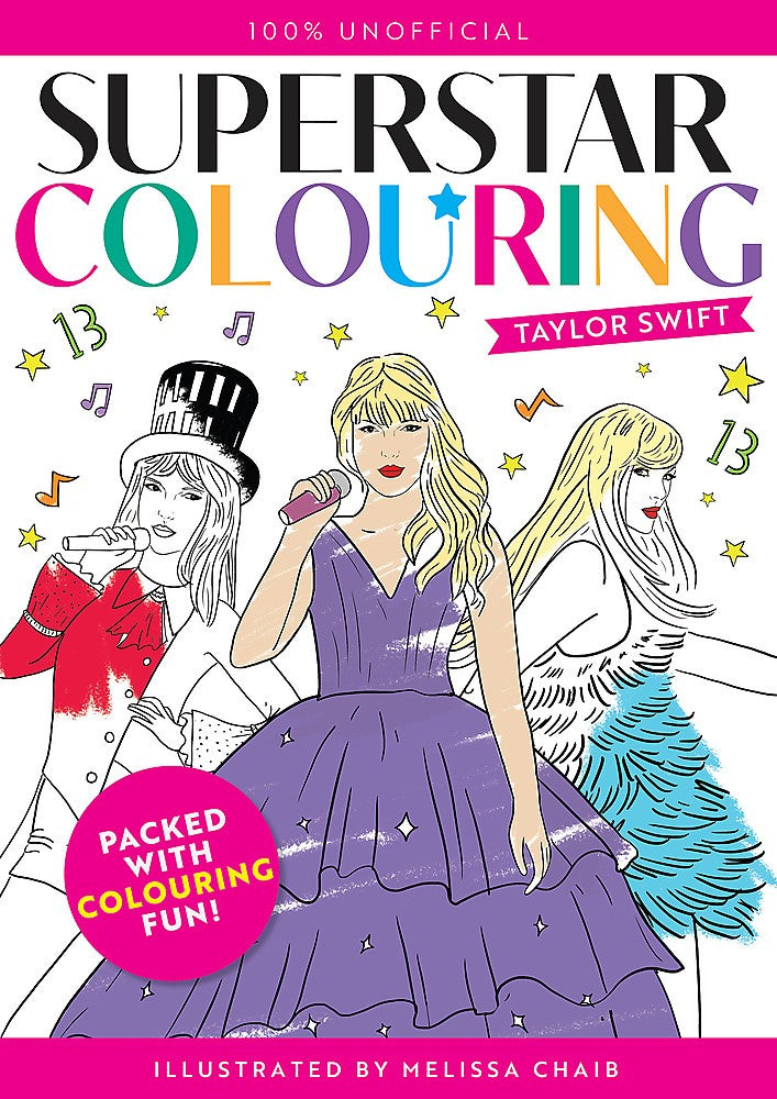 SUPERSTAR COLOURING: TAYLOR SWIFT