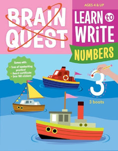 NUMBERS LEARN TO WRITE BRAIN QUEST