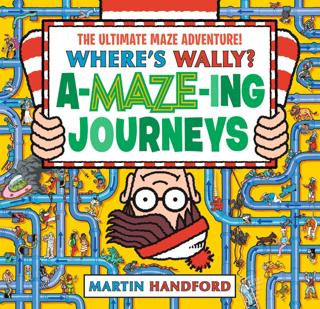 WHERE'S WALLY? A-MAZE-ING JOURNEYS - PB