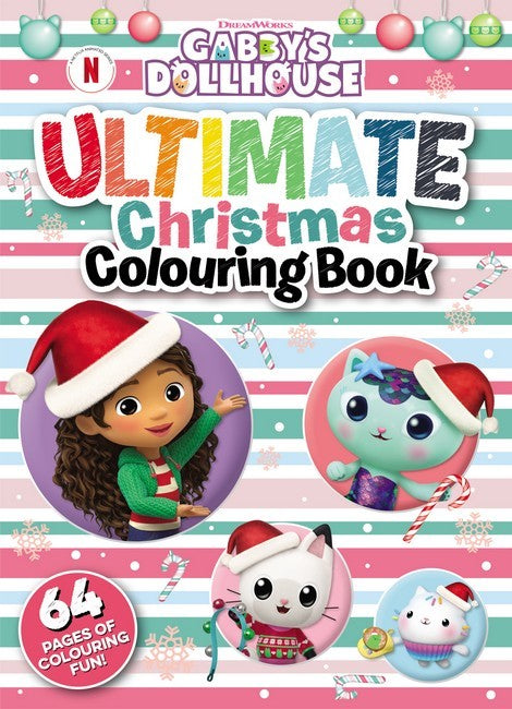 GABBY'S DOLLHOUSE ULTIMATE CHRISTMAS COLOURING BOOK