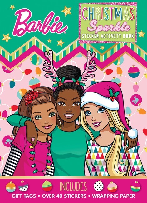 BARBIE CHRISTMAS SPARKLE STICKER ACTIVITY BOOK