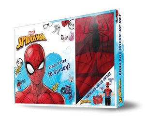 SPIDERMAN BOOK AND DRESS UP SET