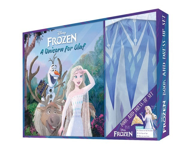 FROZEN BOOK AND DRESS UP SET