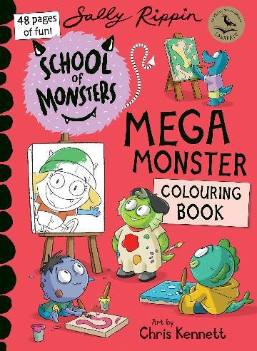 SCHOOL OF MONSTERS MEGA MONSTER COLOURING BOOK