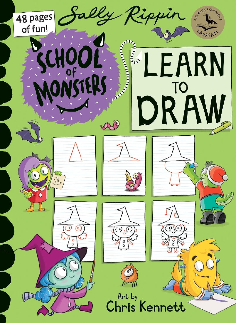 SCHOOL OF MONSTERS LEARN TO DRAWN