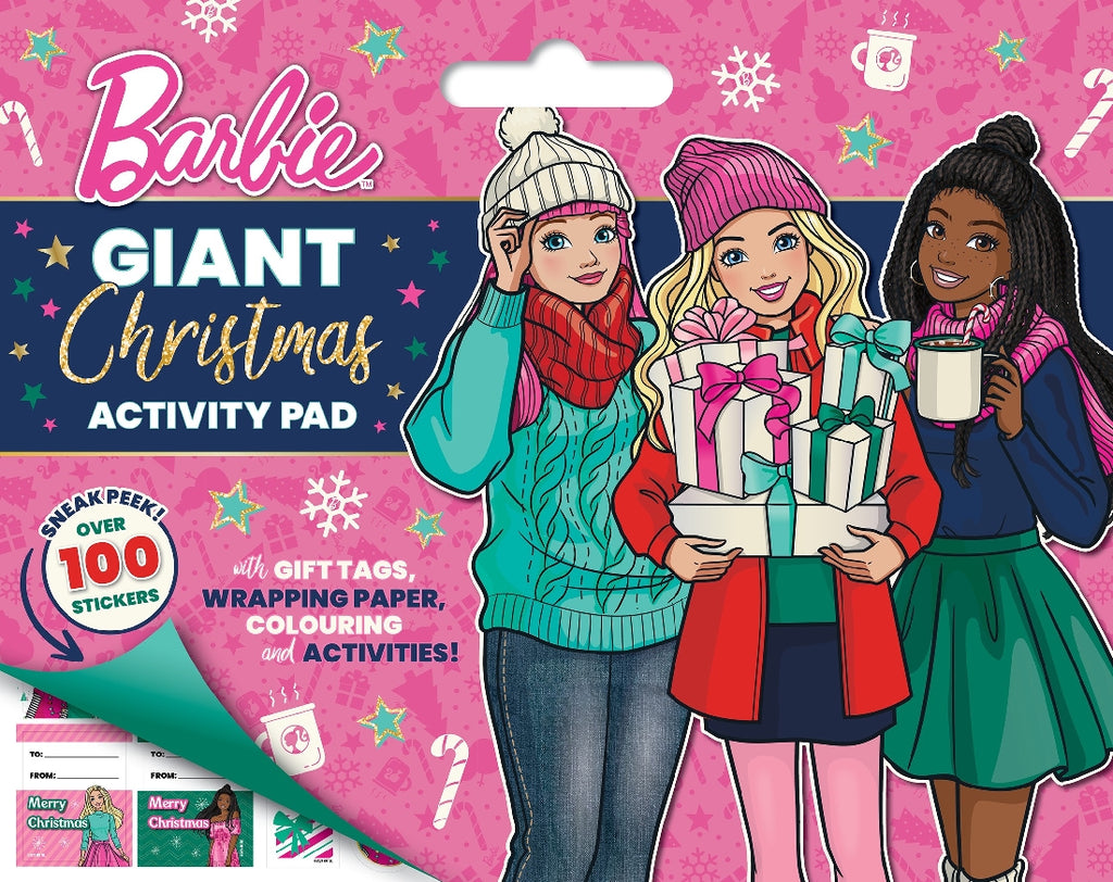 BARBIE GIANT CHRISTMAS ACTIVITY PAD