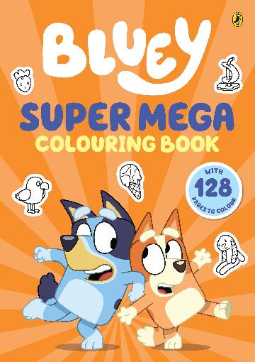BLUEY SUPER MEGA COLOURING BOOK