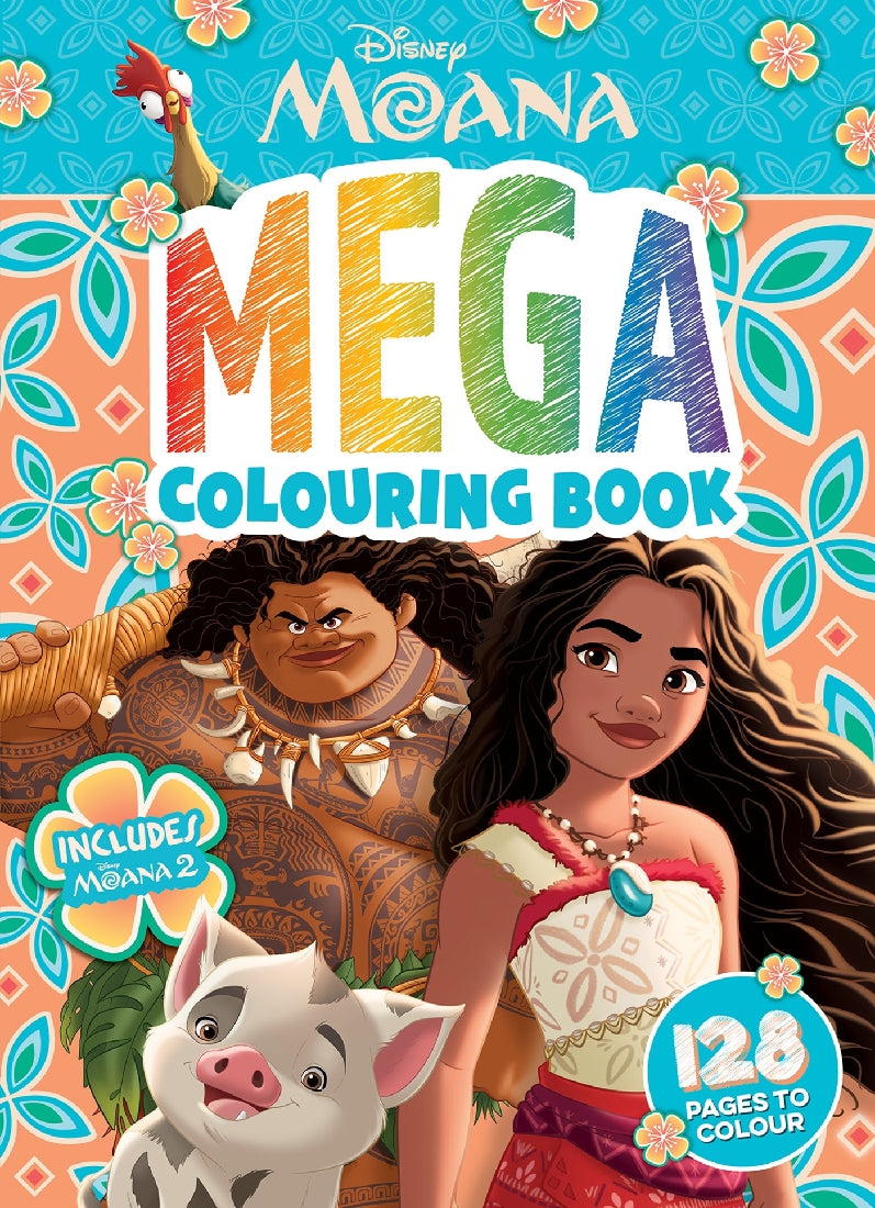 MOANA: MEGA COLOURING BOOK