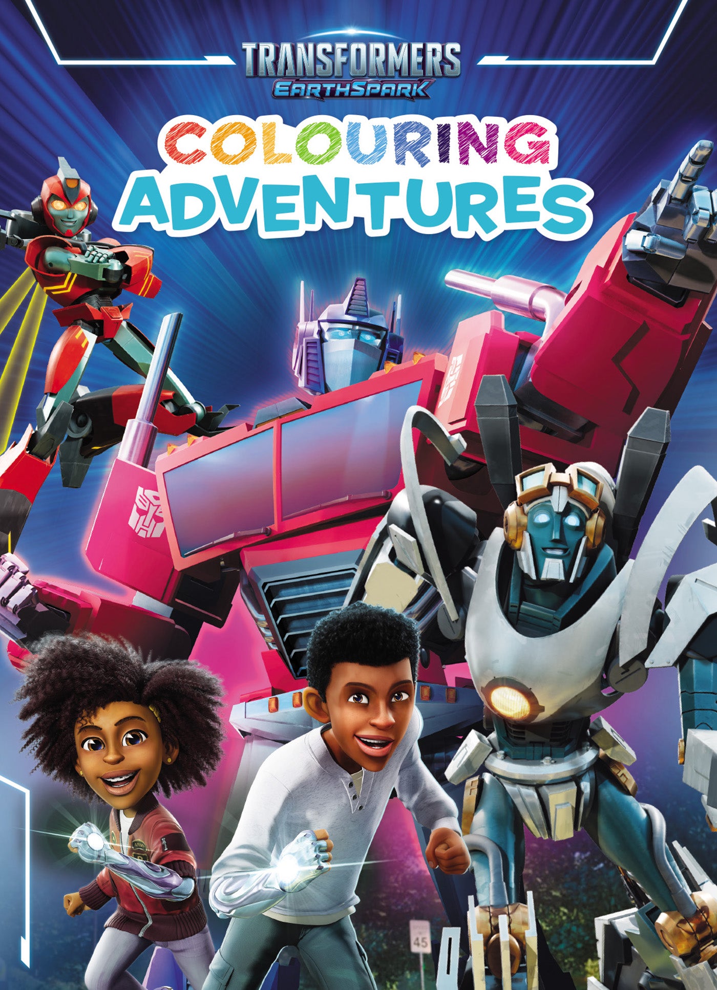 TRANSFORMERS EARTHSPARK: COLOURING ADVENTURES