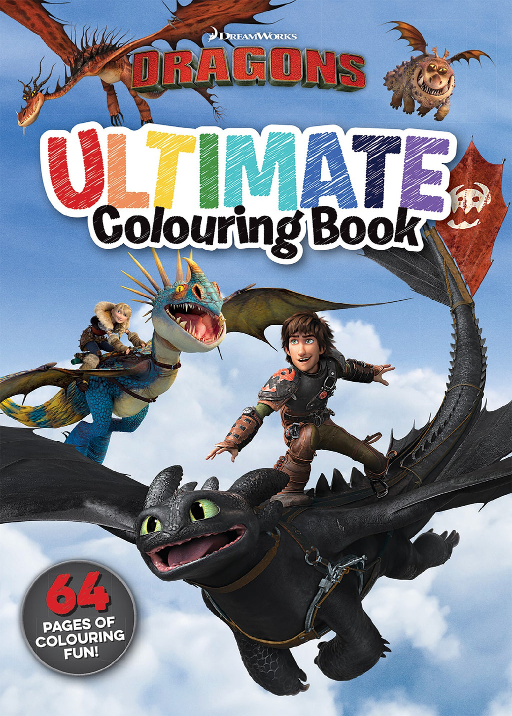 DRAGONS ULTIMATE COLOURING BOOK