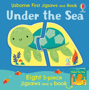 FIRST JIGSAWS AND BOOK - UNDER THE SEA