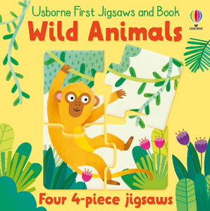 FIRST JIGSAWS AND BOOK WILD ANIMALS