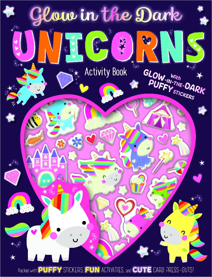 GLOW IN THE DARK UNICORNS: ACTIVITY BOOK 