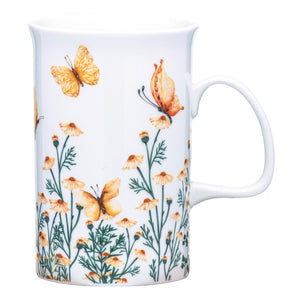 ASHDENE BUTTERFLY GARDEN SUNSHINE 320ML MUG