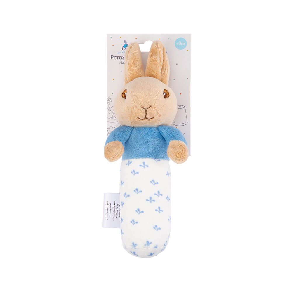 PETER RABBIT STICK RATTLE (PETER & FLOPSY BUNNY)