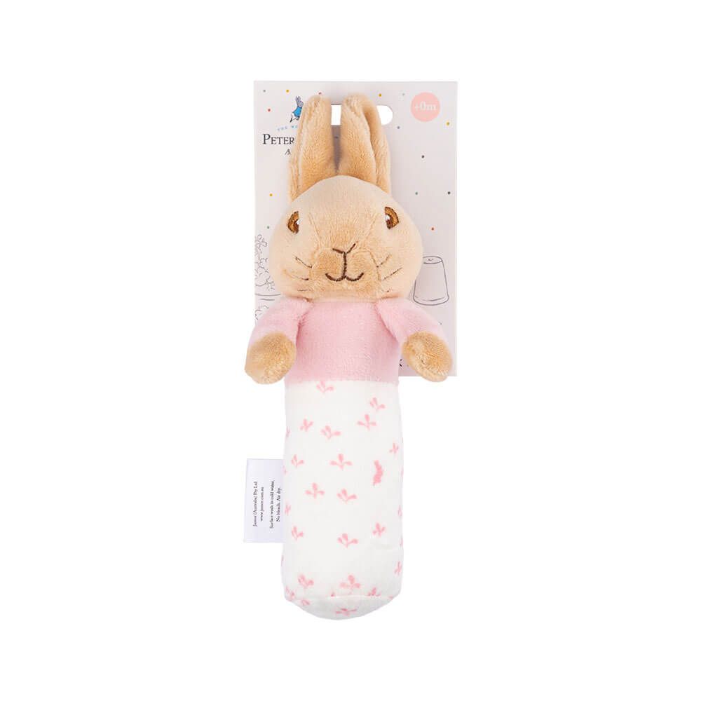 PETER RABBIT STICK RATTLE (PETER & FLOPSY BUNNY)