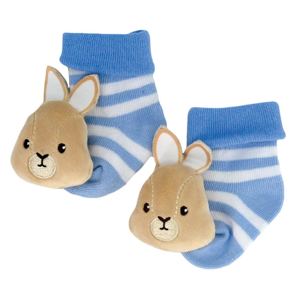 PETER RABBIT FOOT RATTLES