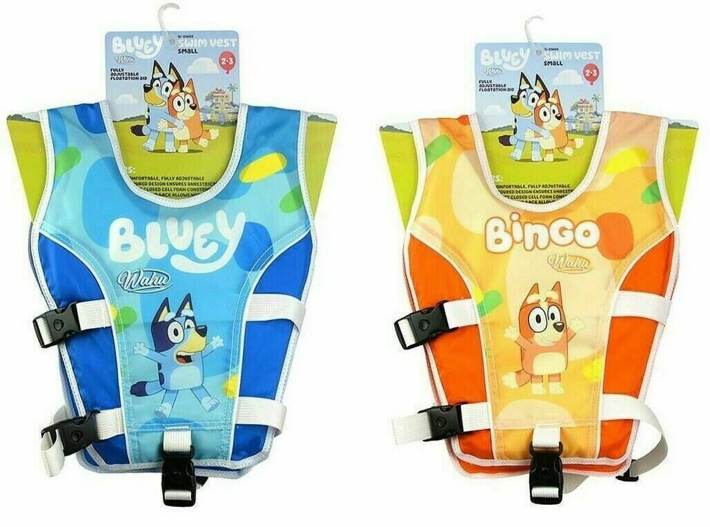 BLUEY SWIM VEST CHILD SML ASST – Books N Gifts