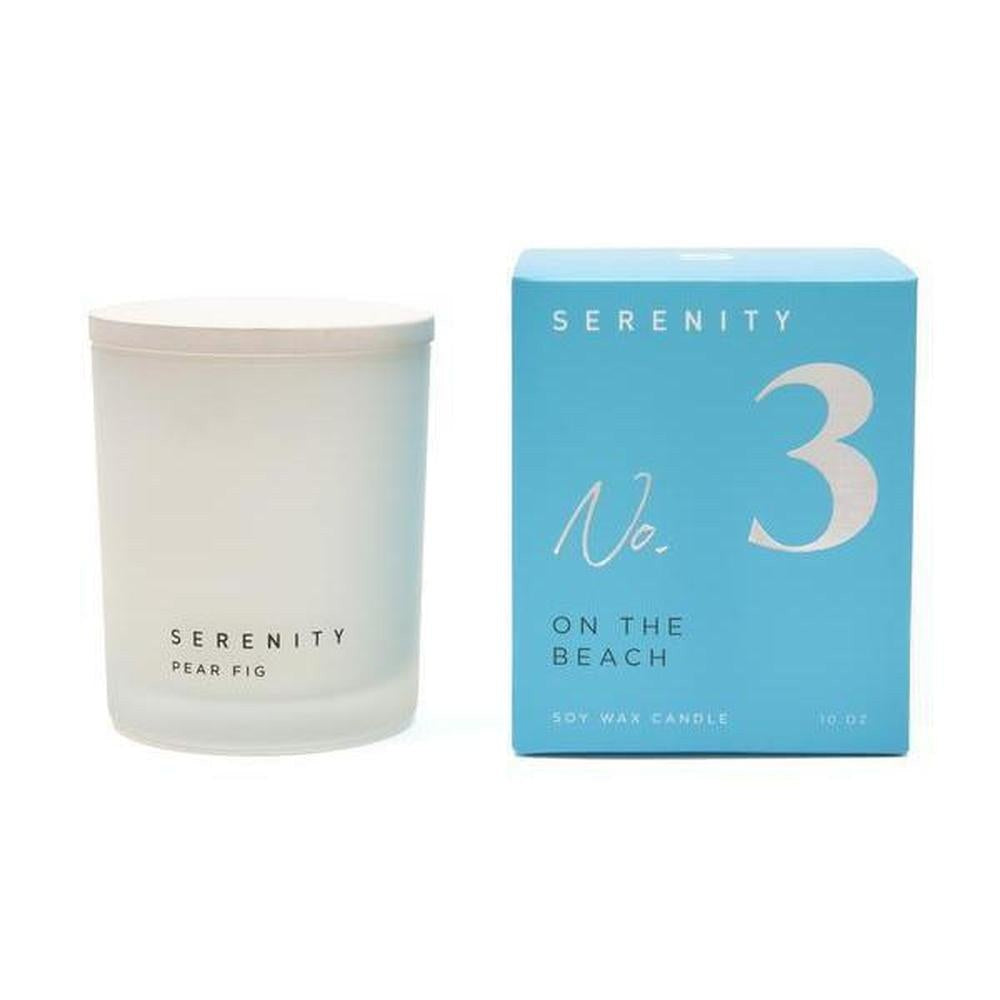 SERENITY 10OZ SW CANDLE ON THE BEACH