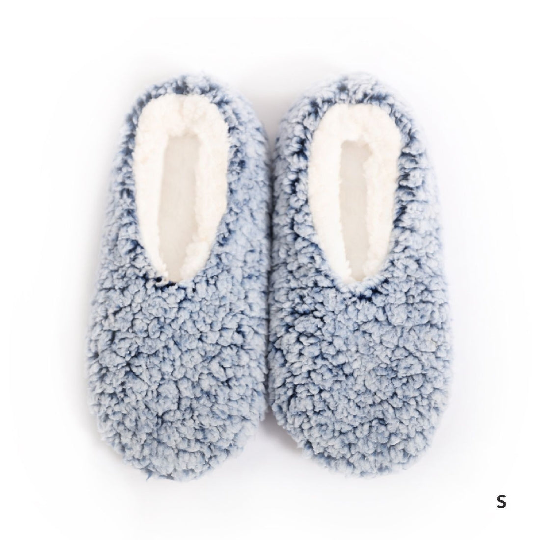 SNUGGLE PUFF BLUE SLIPPERS SMALL