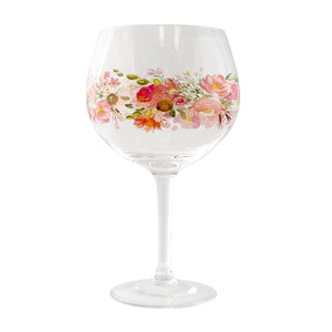 SIP BY SPLOSH BALLOON GLASS GOLD BLUSH